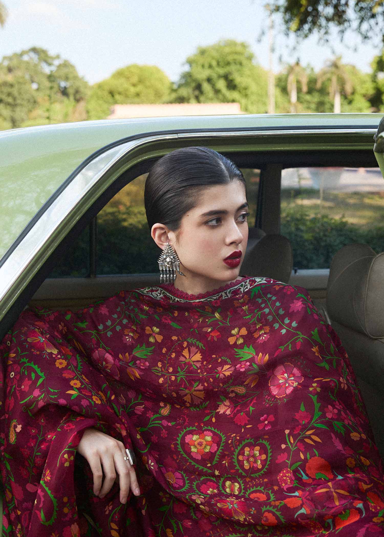 Hussain Rehar | SS Lawn 24 | Sakura - by - Libasekhas UK - Registered Vendor of : Hussain Rehar - 100% Original Designer Dresss