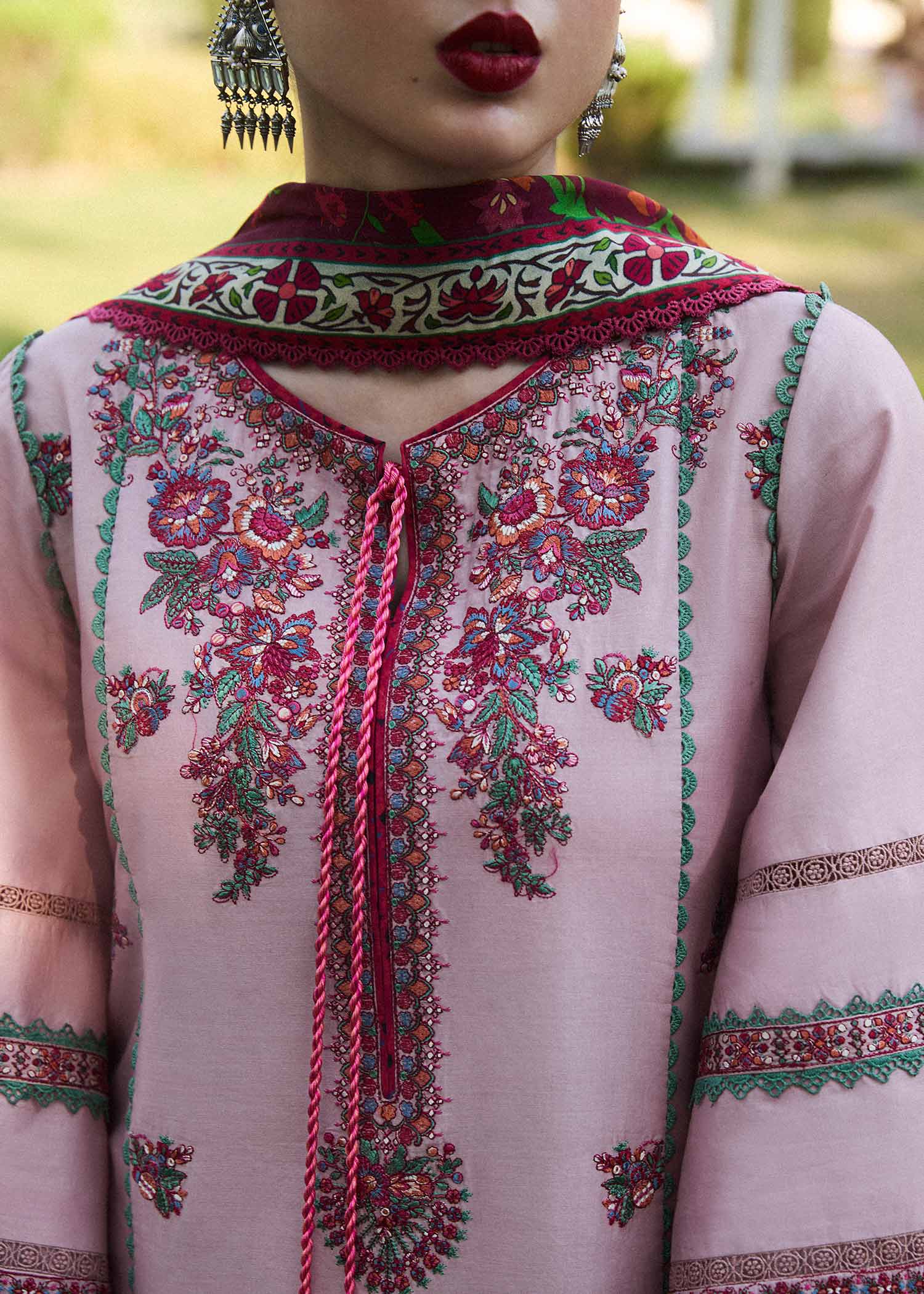 Hussain Rehar | SS Lawn 24 | Sakura - by - Libasekhas UK - Registered Vendor of : Hussain Rehar - 100% Original Designer Dresss
