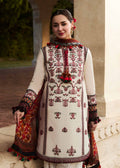 Hussain Rehar | SS Lawn 24 | Fawn - by - Libasekhas UK - Registered Vendor of : Hussain Rehar - 100% Original Designer Dresss