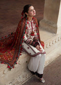 Hussain Rehar | SS Lawn 24 | Fawn - by - Libasekhas UK - Registered Vendor of : Hussain Rehar - 100% Original Designer Dresss