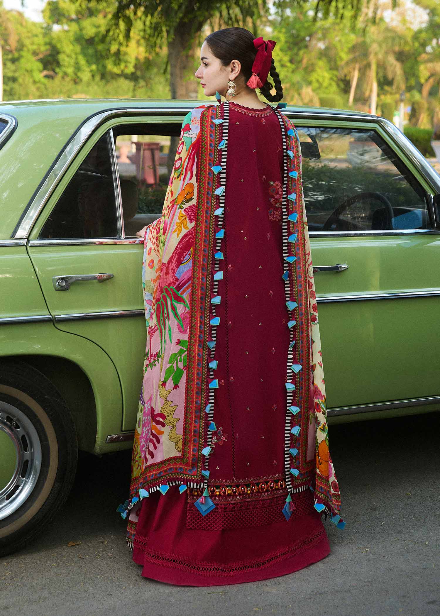 Hussain Rehar | SS Lawn 24 | Bloom - by - Libasekhas UK - Registered Vendor of : Hussain Rehar - 100% Original Designer Dresss