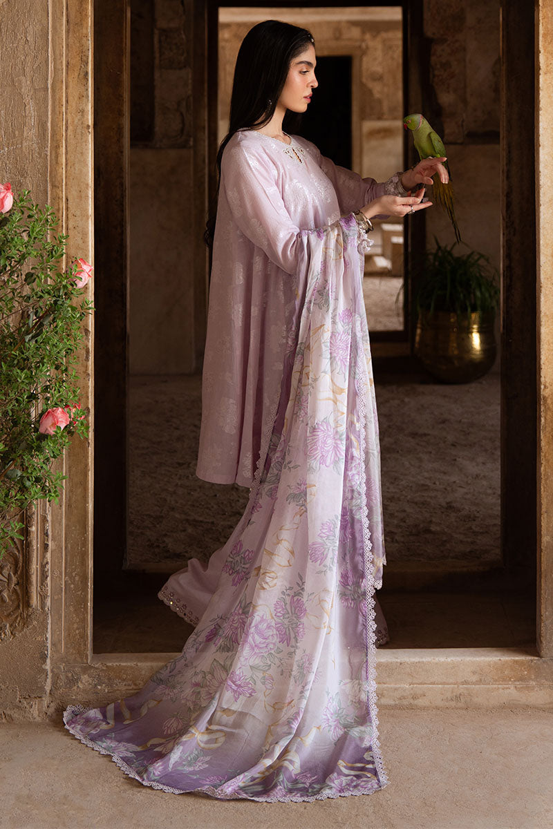 Cross Stitch | Eid Lawn Edit 25 | LAVENDER BLISS - by - Libasekhas UK - Registered Vendor of : Cross Stitch - 100% Original Designer Dresss