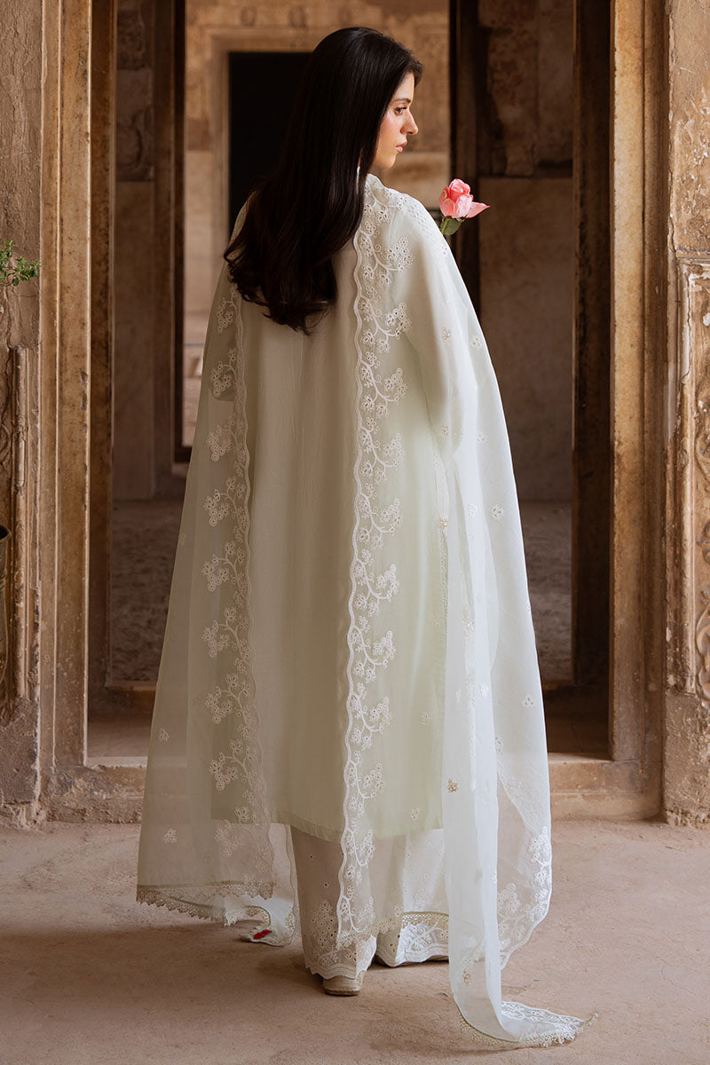 Cross Stitch | Eid Lawn Edit 25 | AQUA SERENITY - by - Libasekhas UK - Registered Vendor of : Cross Stitch - 100% Original Designer Dresss