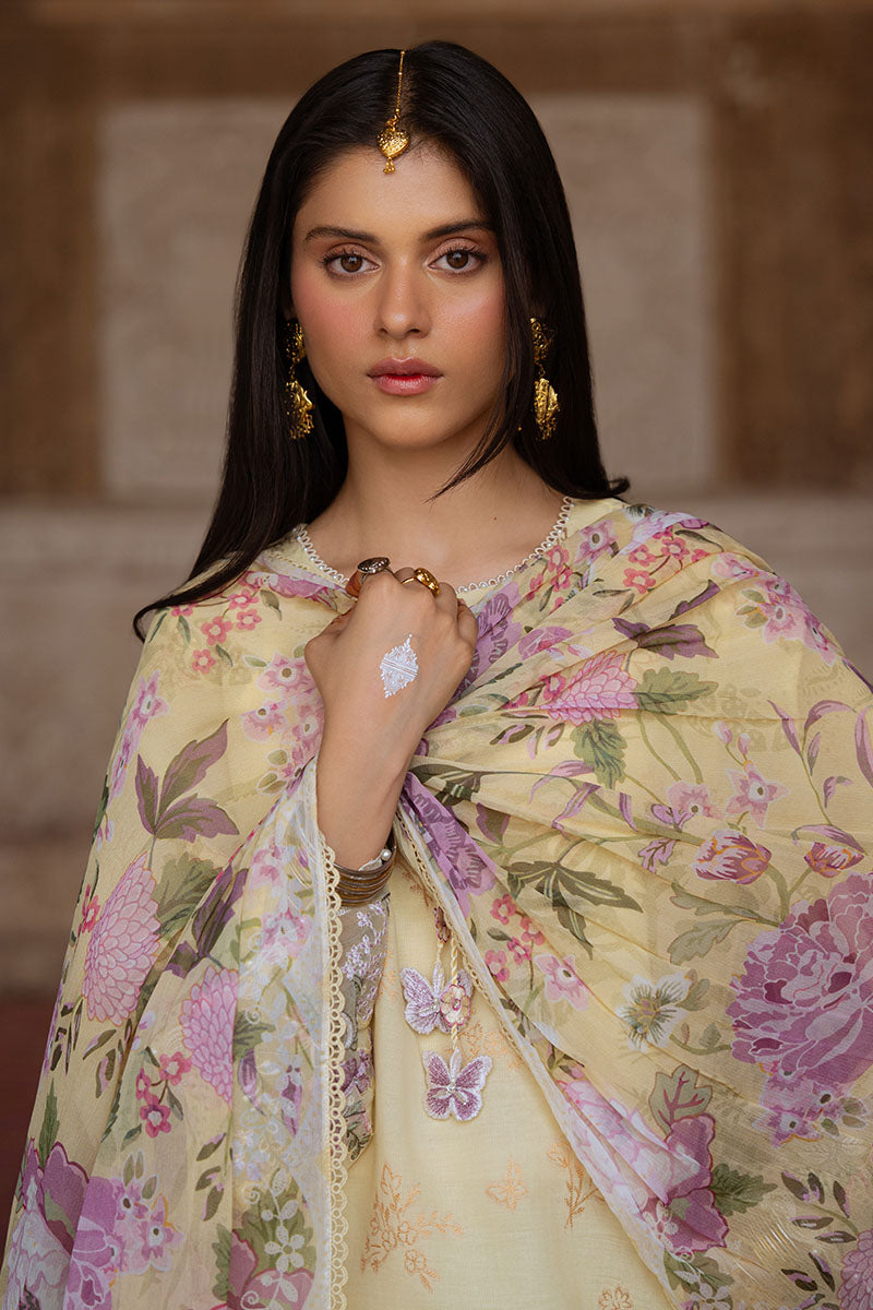 Cross Stitch | Eid Lawn Edit 25 | RADIANT MUSE - by - Libasekhas UK - Registered Vendor of : Cross Stitch - 100% Original Designer Dresss