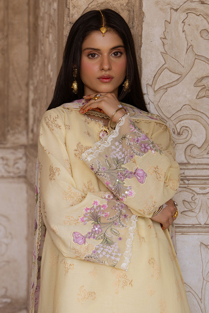 Cross Stitch | Eid Lawn Edit 25 | RADIANT MUSE - by - Libasekhas UK - Registered Vendor of : Cross Stitch - 100% Original Designer Dresss