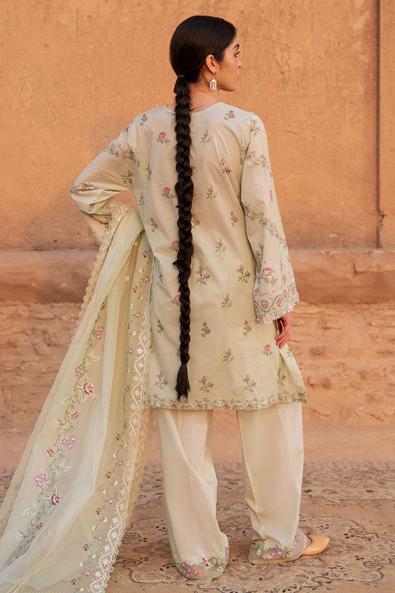 Cross Stitch | Eid Lawn Edit 25 | CITRINE AURA - by - Libasekhas UK - Registered Vendor of : Cross Stitch - 100% Original Designer Dresss