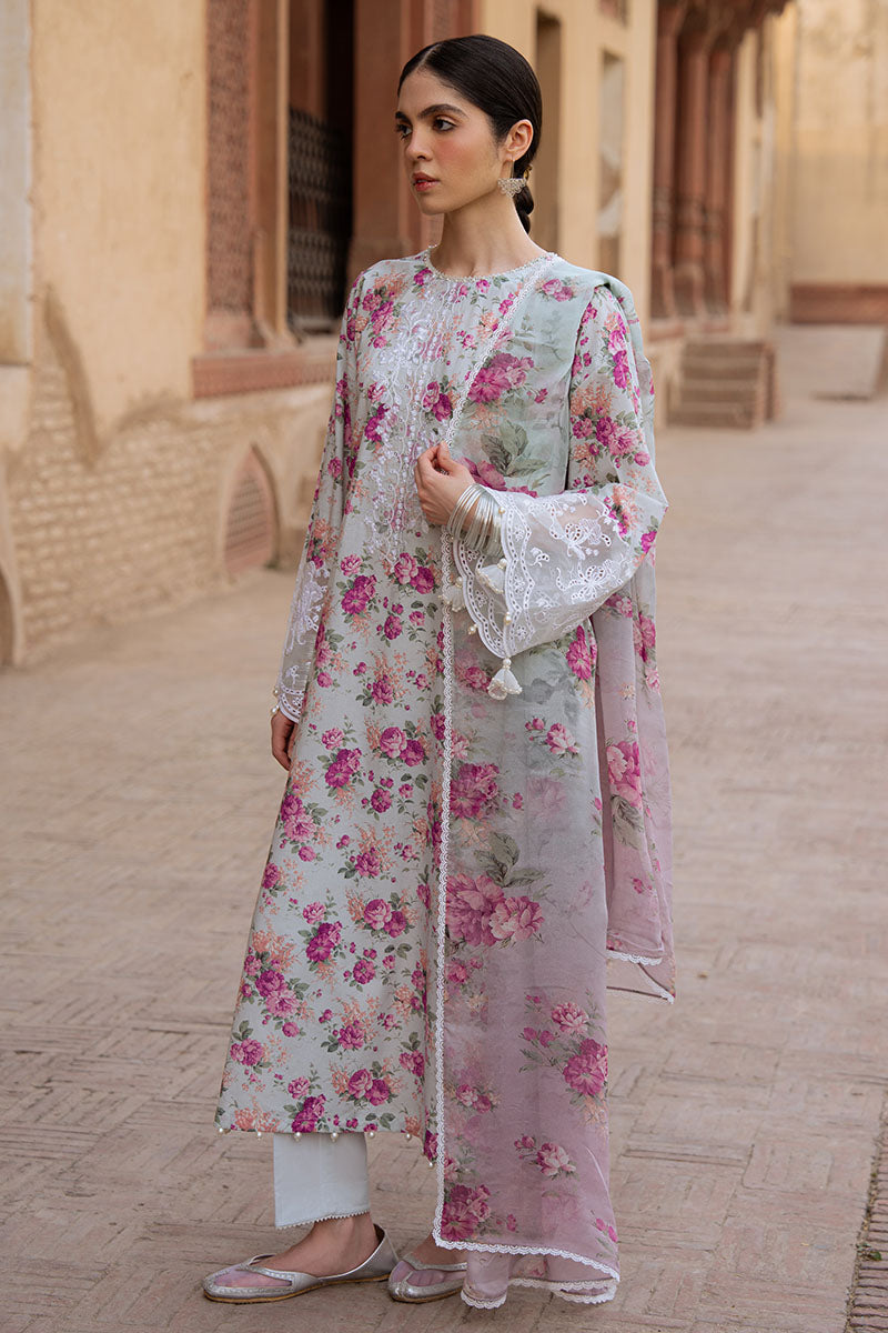 Cross Stitch | Eid Lawn Edit 25 | SPARKLING GEM - by - Libasekhas UK - Registered Vendor of : Cross Stitch - 100% Original Designer Dresss