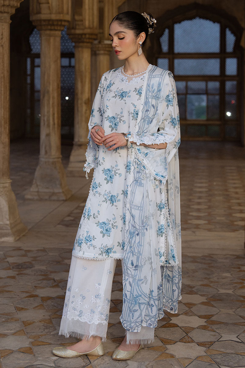 Cross Stitch | Eid Lawn Edit 25 | SUMMER MELODY - by - Libasekhas UK - Registered Vendor of : Cross Stitch - 100% Original Designer Dresss