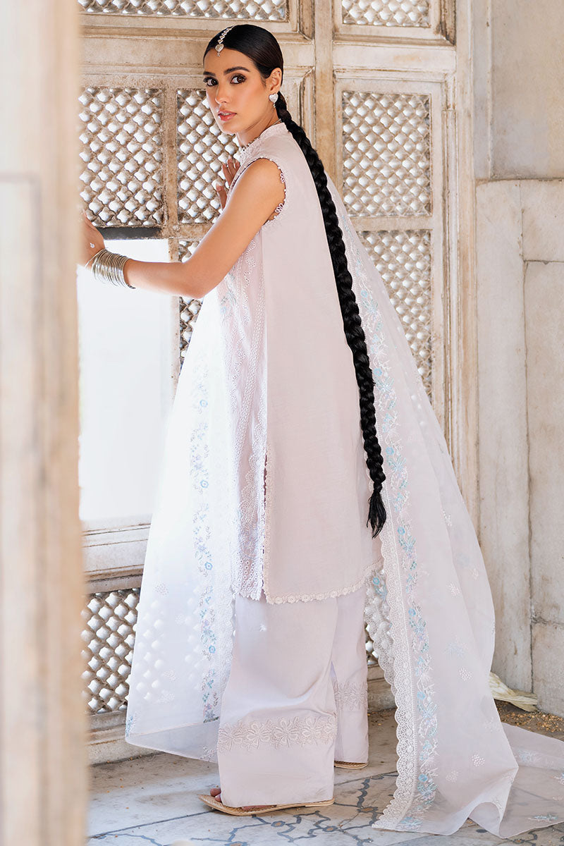 Cross Stitch | Eid Lawn Edit 25 | HUSHED MAUVE - by - Libasekhas UK - Registered Vendor of : Cross Stitch - 100% Original Designer Dresss