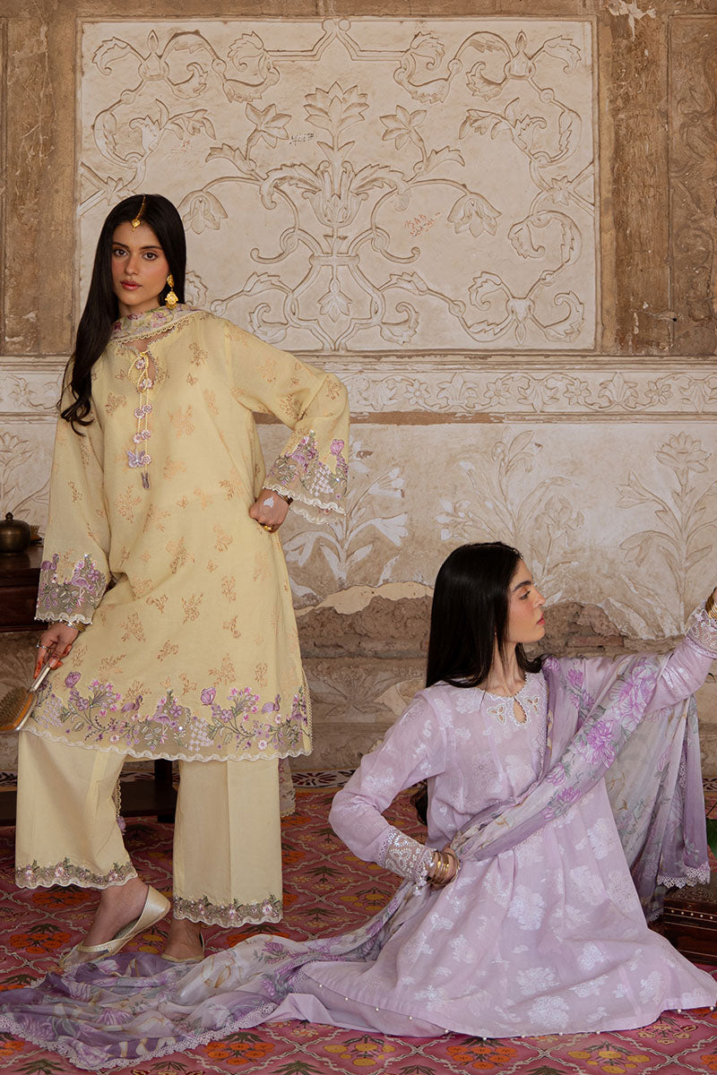 Cross Stitch | Eid Lawn Edit 25 | RADIANT MUSE - by - Libasekhas UK - Registered Vendor of : Cross Stitch - 100% Original Designer Dresss