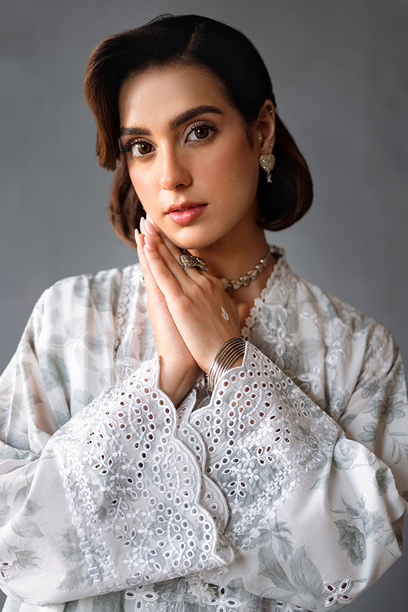 Cross Stitch | Eid Lawn Edit 25 | MESH BLOOM - by - Libasekhas UK - Registered Vendor of : Cross Stitch - 100% Original Designer Dresss