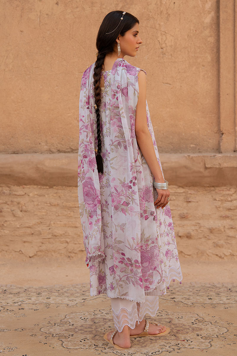 Cross Stitch | Eid Lawn Edit 25 | LILAC HINT - by - Libasekhas UK - Registered Vendor of : Cross Stitch - 100% Original Designer Dresss