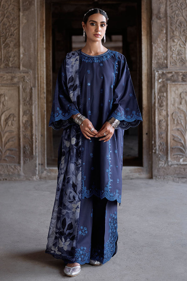 Cross Stitch | Eid Lawn Edit 25 | STAR GAZE - by - Libasekhas UK - Registered Vendor of : Cross Stitch - 100% Original Designer Dresss