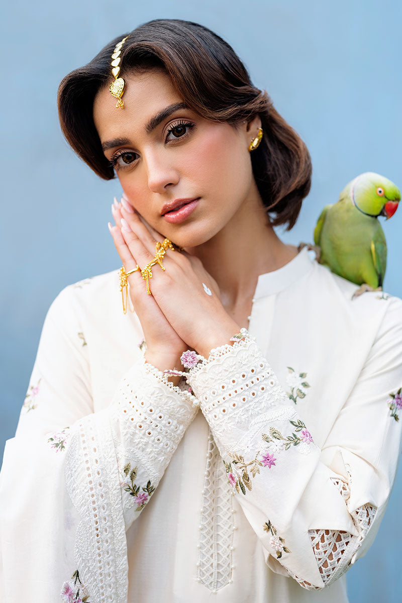 Cross Stitch | Eid Lawn Edit 25 | PETAL PARADISE - by - Libasekhas UK - Registered Vendor of : Cross Stitch - 100% Original Designer Dresss