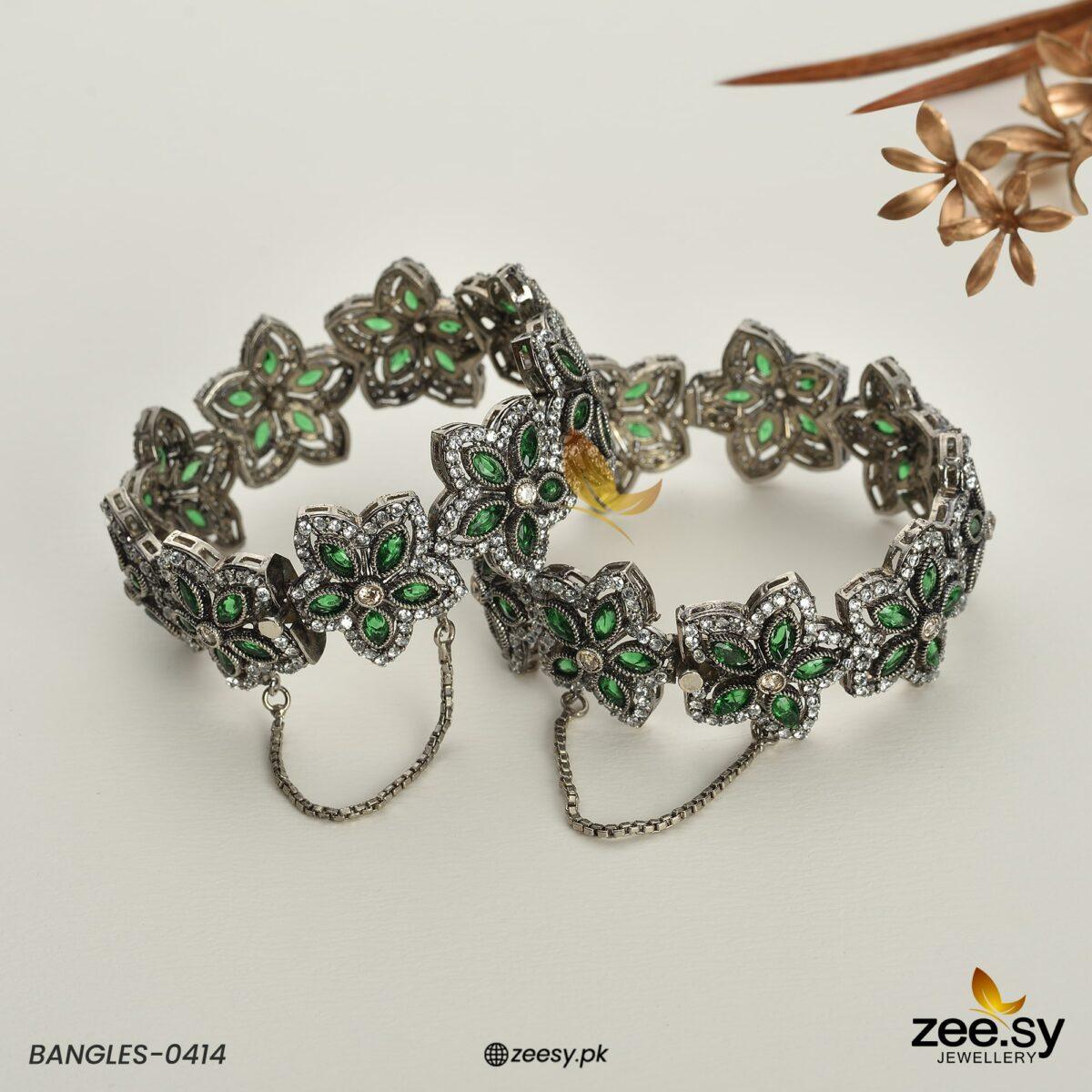Bangles-0414 - by - Libasekhas UK - Registered Vendor of : Zeesy - 100% Original Designer Dresss