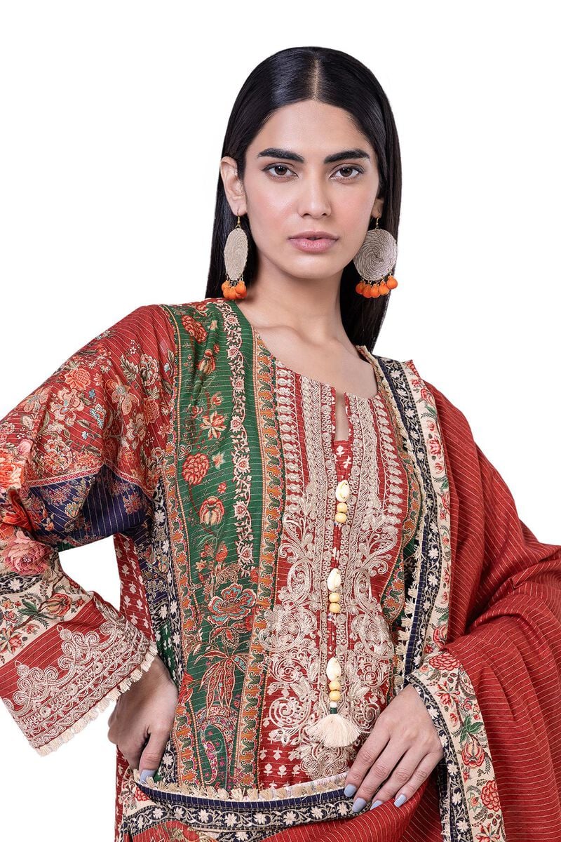 Khaadi | My Winter Mood | LKM02 - by - Libasekhas UK - Registered Vendor of : Khaadi - 100% Original Designer Dresss