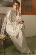 Cross Stitch | Luxe Atelier 25 | GRAY DAWN - by - Libasekhas UK - Registered Vendor of : Cross Stitch - 100% Original Designer Dresss