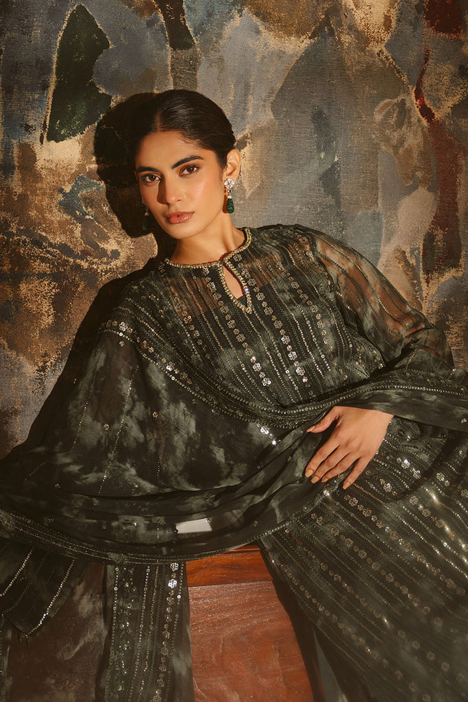 Cross Stitch | Luxe Atelier 25 | FOREST ENVY - by - Libasekhas UK - Registered Vendor of : Cross Stitch - 100% Original Designer Dresss