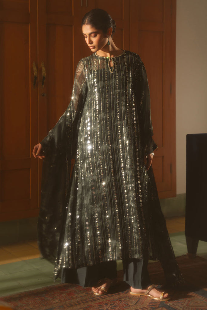 Cross Stitch | Luxe Atelier 25 | FOREST ENVY - by - Libasekhas UK - Registered Vendor of : Cross Stitch - 100% Original Designer Dresss