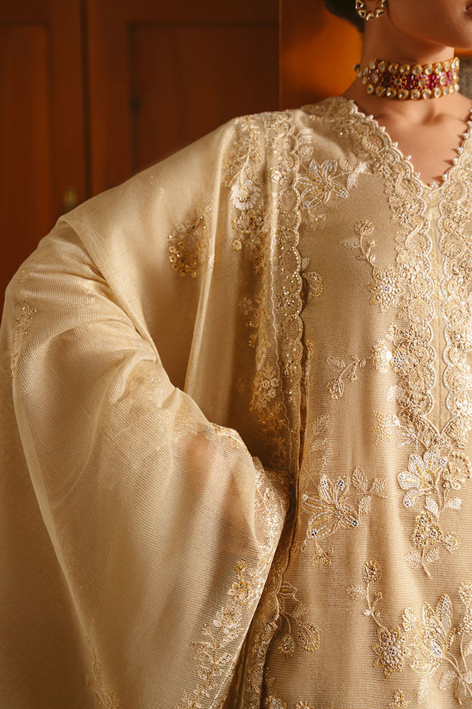 Cross Stitch | Luxe Atelier 25 | GOLDEN AURA - by - Libasekhas UK - Registered Vendor of : Cross Stitch - 100% Original Designer Dresss