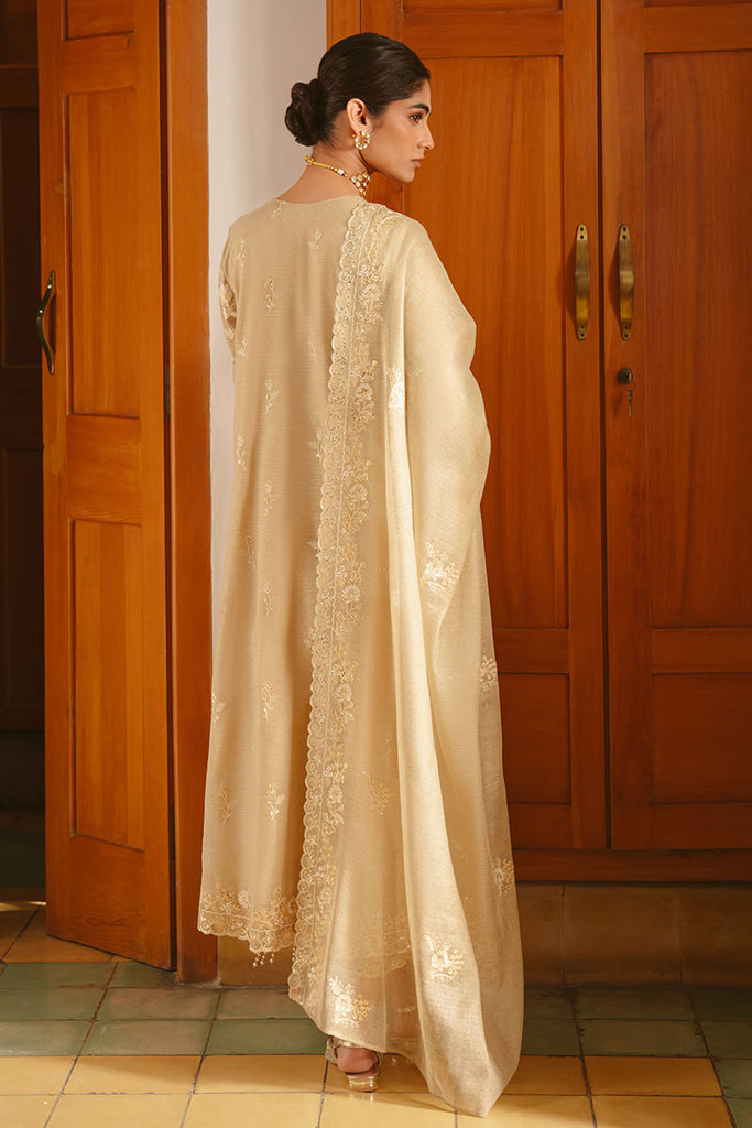 Cross Stitch | Luxe Atelier 25 | GOLDEN AURA - by - Libasekhas UK - Registered Vendor of : Cross Stitch - 100% Original Designer Dresss