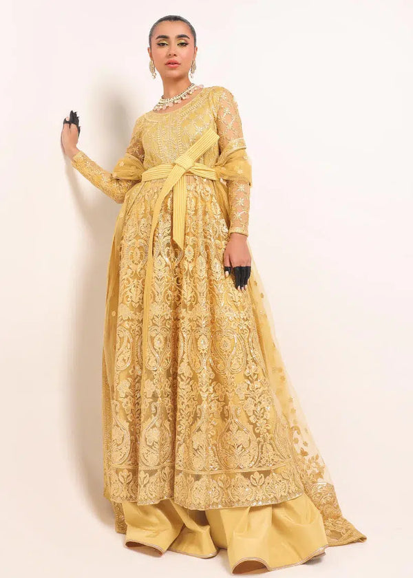 Tena Durrani | Amelie Luxe Formals | Sunflower - by - Libasekhas UK - Registered Vendor of : Tena Durrani - 100% Original Designer Dresss