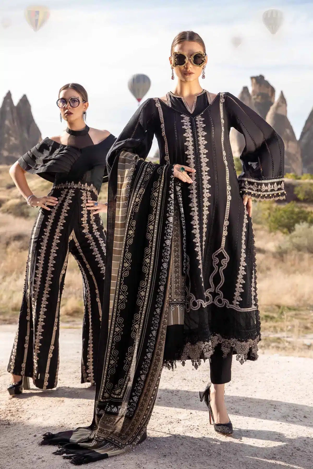 Maria B | M Prints Winter 23 | MPT-2002-B - by - Libasekhas UK - Registered Vendor of : Maria B - 100% Original Designer Dresss