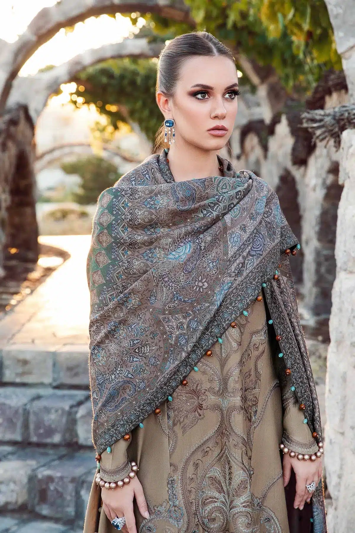 Maria B | M Prints Winter 23 | MPT-2003-A - by - Libasekhas UK - Registered Vendor of : Maria B - 100% Original Designer Dresss