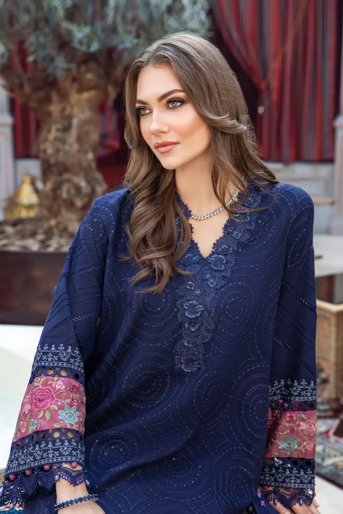 Maria B | M Prints Winter 23 | MPT-2001-B - by - Libasekhas UK - Registered Vendor of : Maria B - 100% Original Designer Dresss