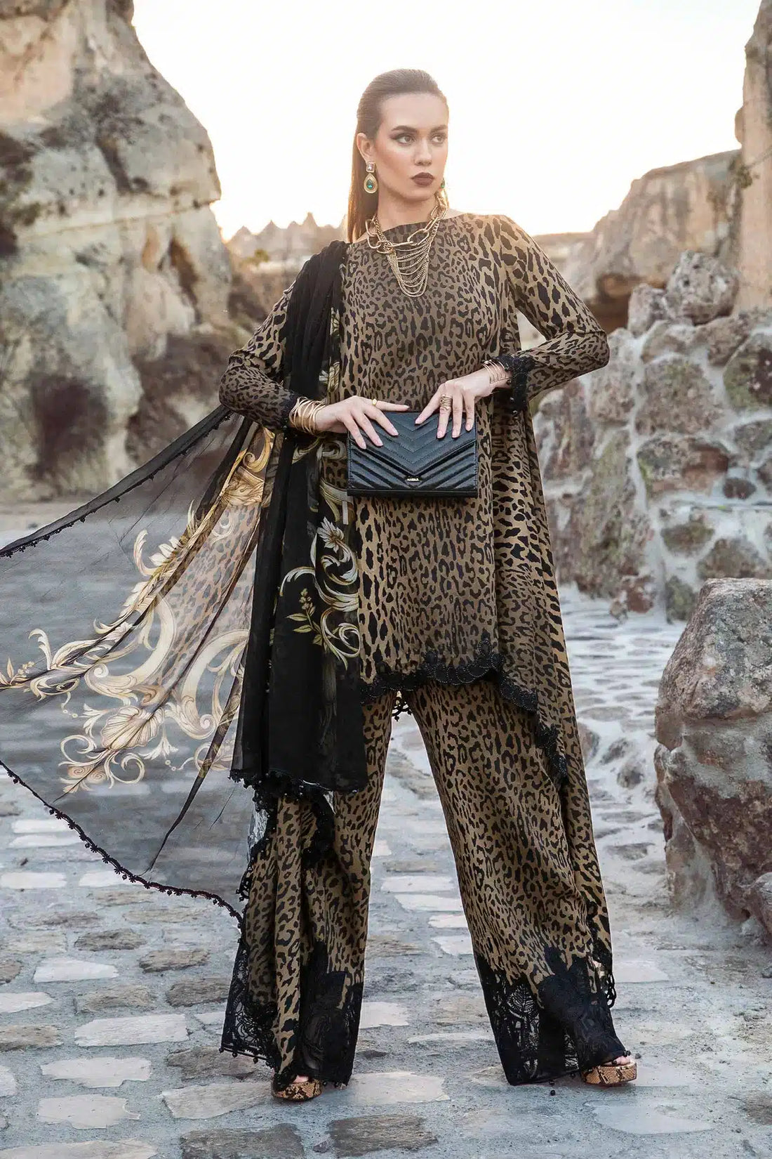 Maria B | M Prints Winter 23 | MPT-2010-A - by - Libasekhas UK - Registered Vendor of : Maria B - 100% Original Designer Dresss