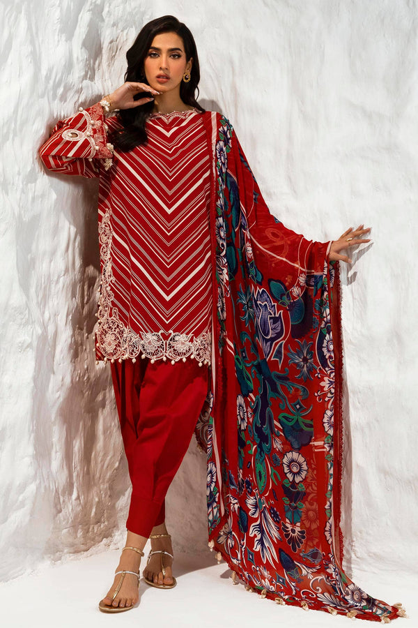 Sana Safinaz | Muzlin Summer 24 | 002A-CI - by - Libasekhas UK - Registered Vendor of : Sana Safinaz - 100% Original Designer Dresss