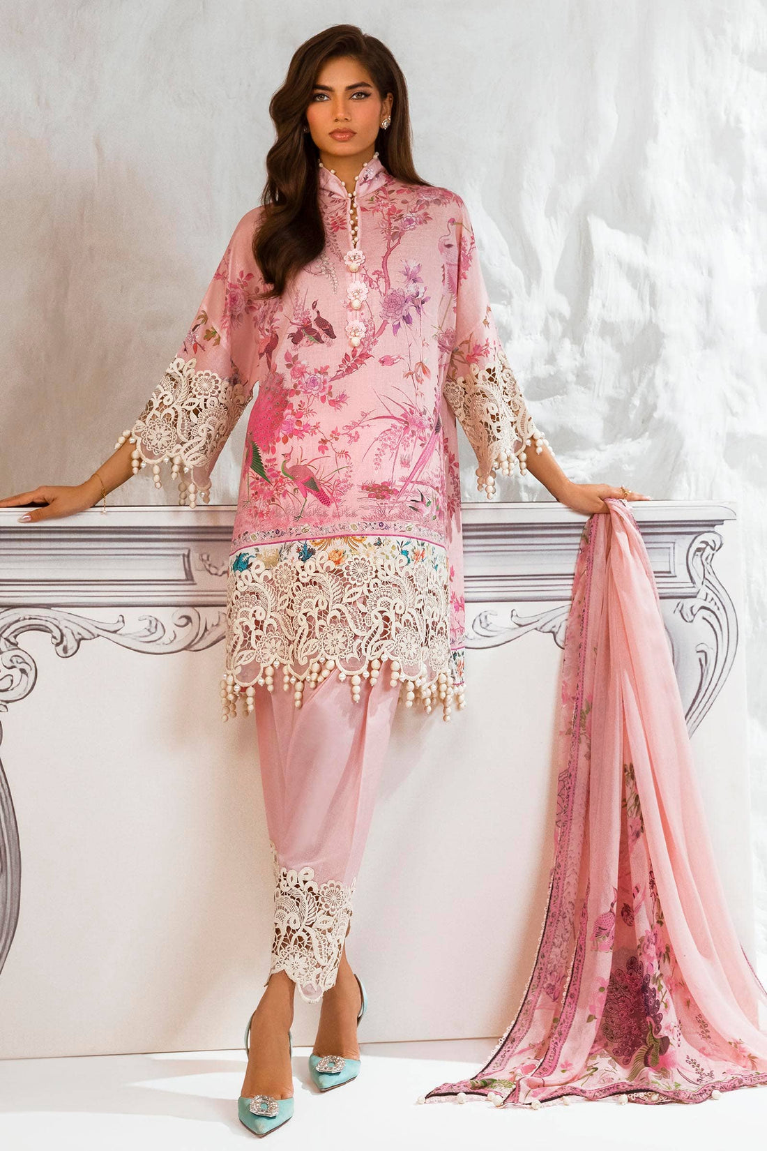 Sana Safinaz | Muzlin Summer 24 | 004A-CI - Luxury -  Libasekhas