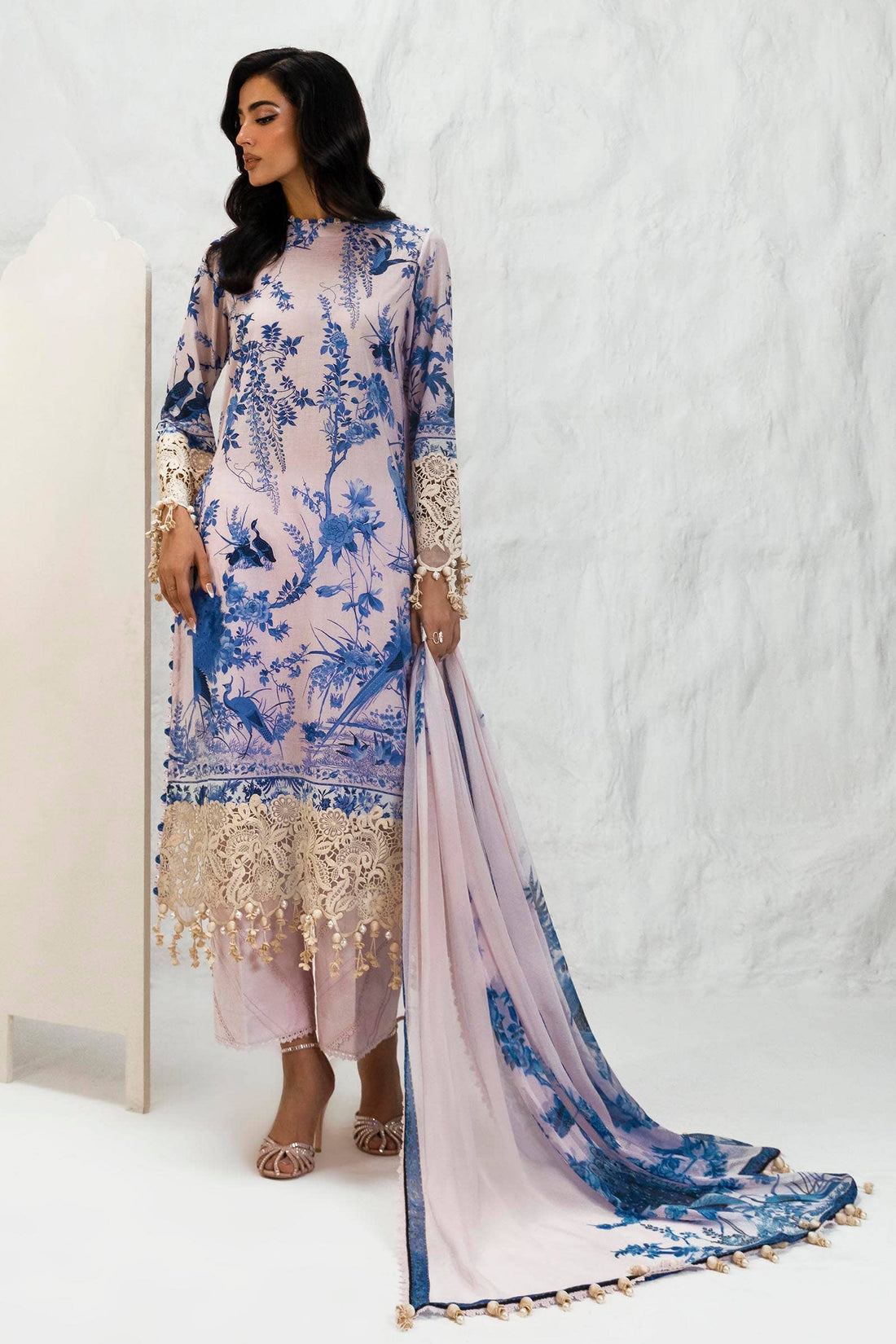 Sana Safinaz | Muzlin Summer 24 | 004B-CI - Luxury -  Libasekhas