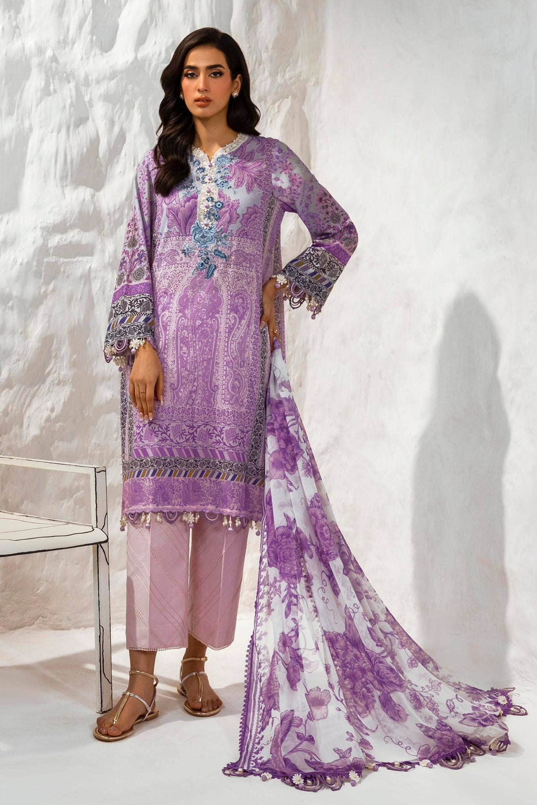 Sana Safinaz | Muzlin Summer 24 | 006B-CI - Luxury -  Libasekhas