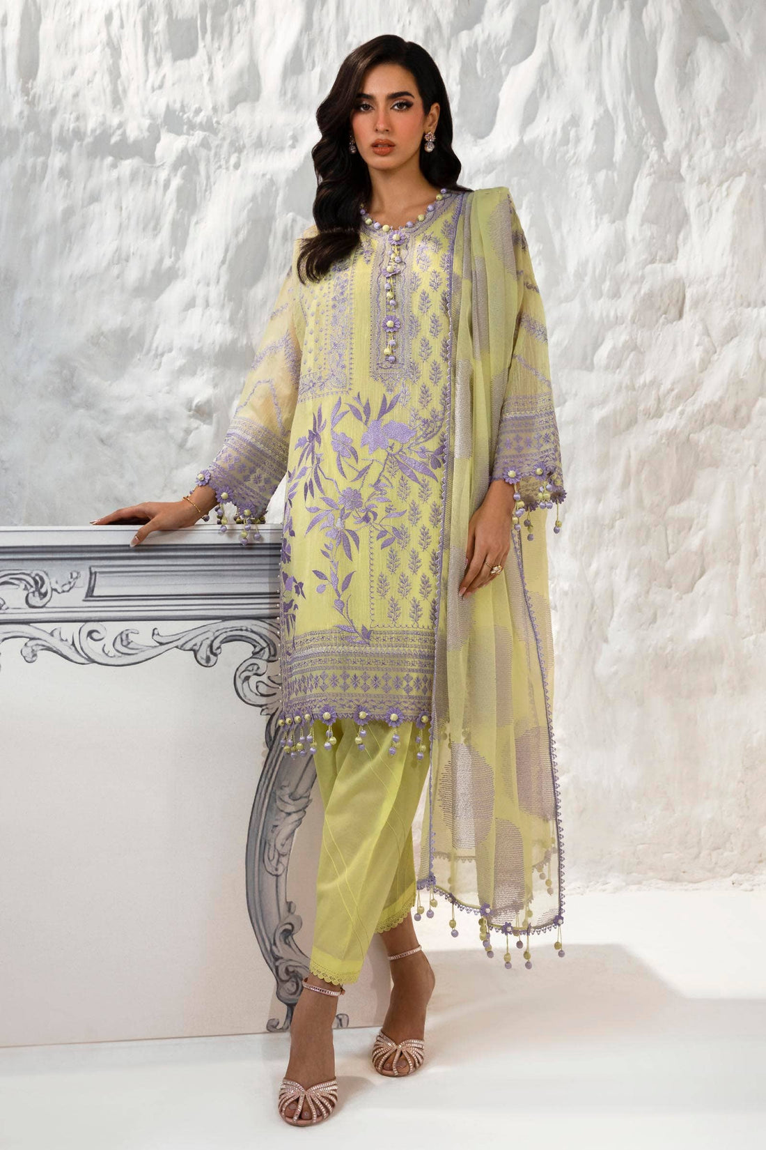 Sana Safinaz | Muzlin Summer 24 | 010A-CT - Luxury -  Libasekhas