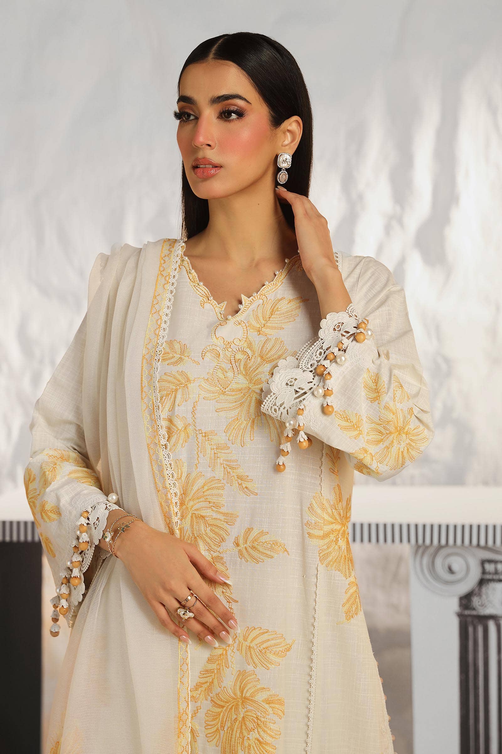 Sana Safinaz | Muzlin Summer 24 | 011B-CT - Luxury -  Libasekhas