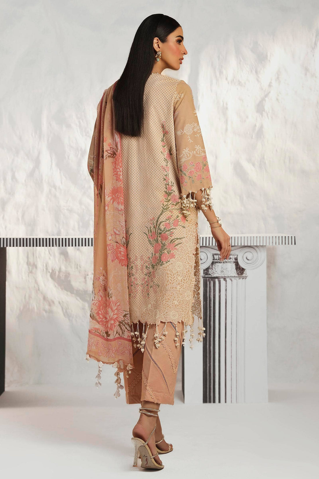 Sana Safinaz | Muzlin Summer 24 | 012B-CJ - Luxury -  Libasekhas