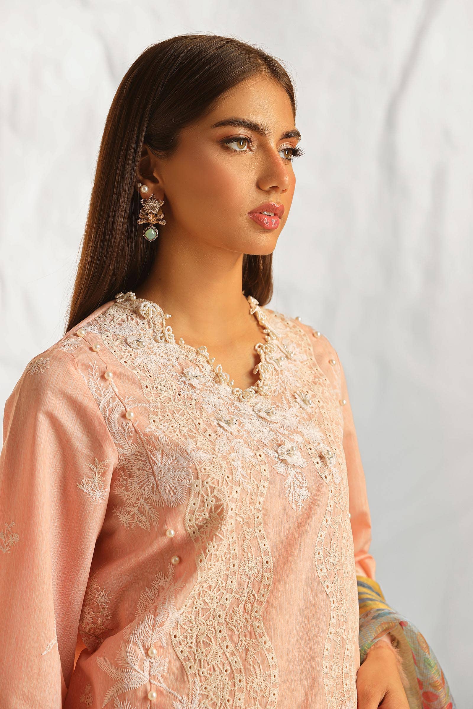 Sana Safinaz | Muzlin Summer 24 | 013A-DH - Luxury -  Libasekhas