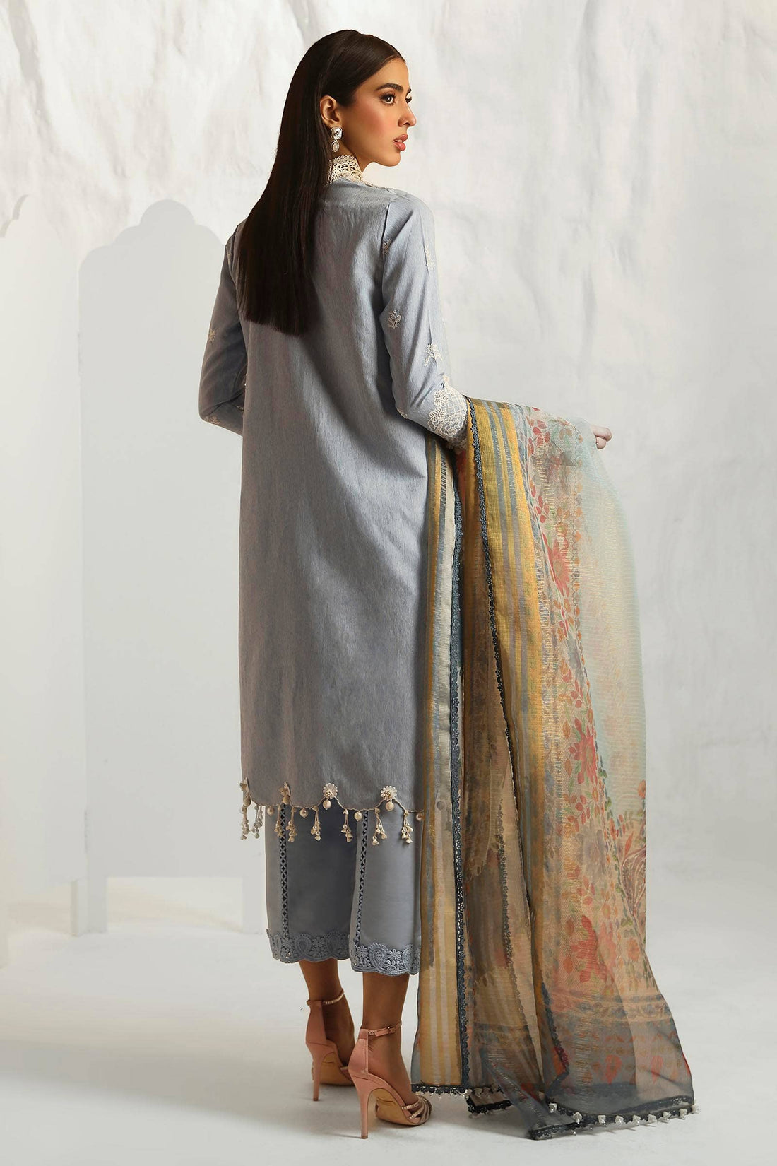 Sana Safinaz | Muzlin Summer 24 | 013B-DH - Luxury -  Libasekhas