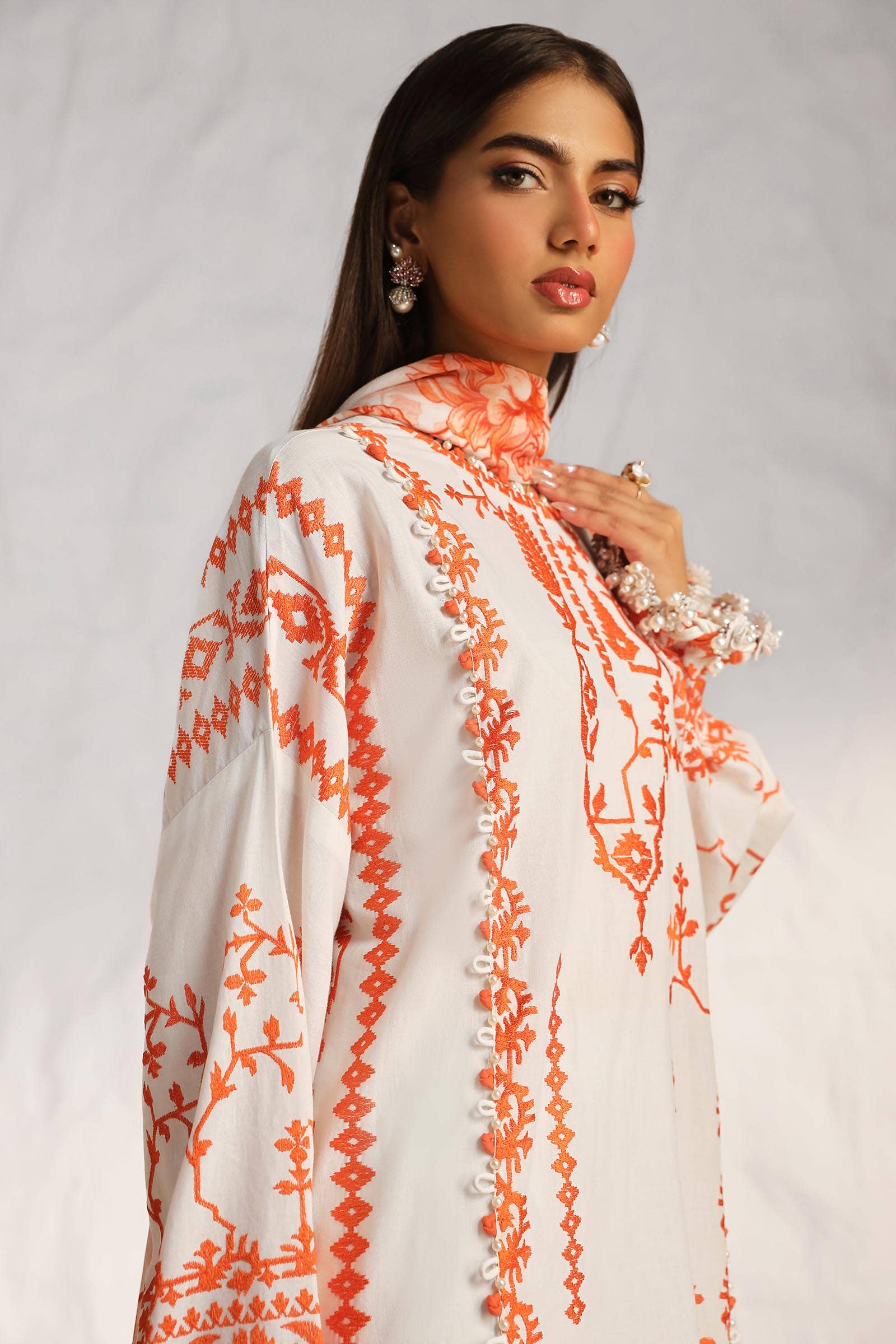 Sana Safinaz | Muzlin Summer 24 | 017B-CJ - by - Libasekhas UK - Registered Vendor of : Sana Safinaz - 100% Original Designer Dresss
