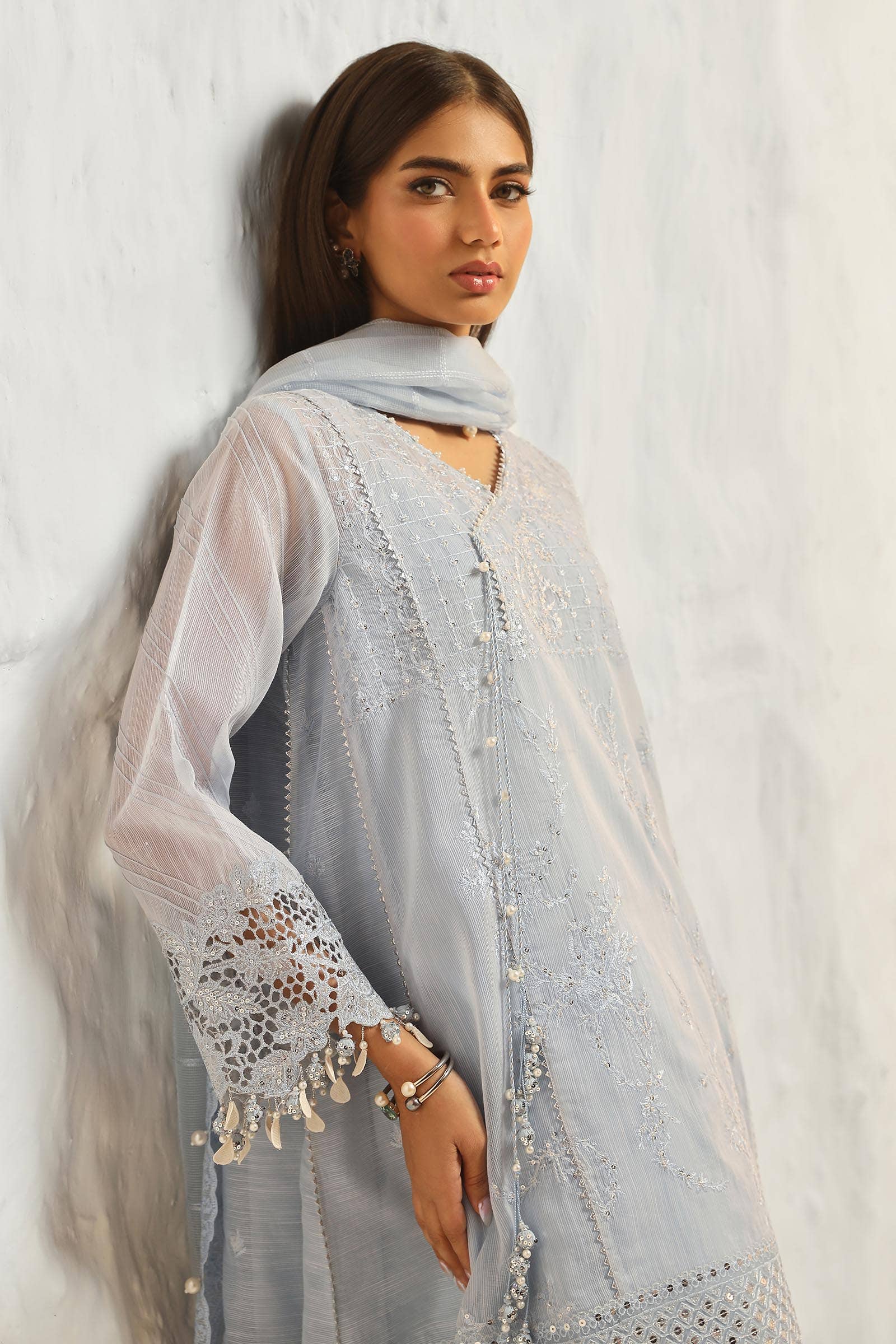 Sana Safinaz | Muzlin Summer 24 | 020A-CV - by - Libasekhas UK - Registered Vendor of : Sana Safinaz - 100% Original Designer Dresss