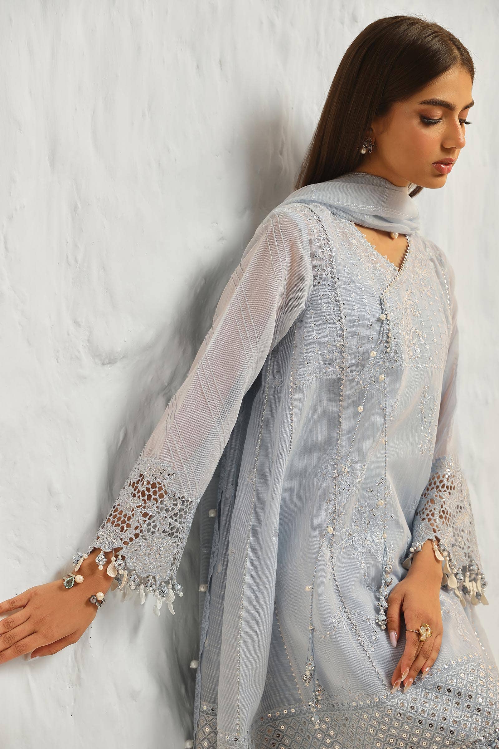 Sana Safinaz | Muzlin Summer 24 | 020A-CV - by - Libasekhas UK - Registered Vendor of : Sana Safinaz - 100% Original Designer Dresss
