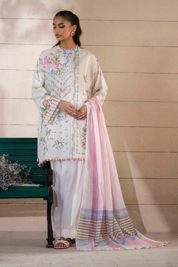Sana Safinaz | Muzlin Spring 25 | M251-001A-3DG - by - Libasekhas UK - Registered Vendor of : Sana Safinaz - 100% Original Designer Dresss