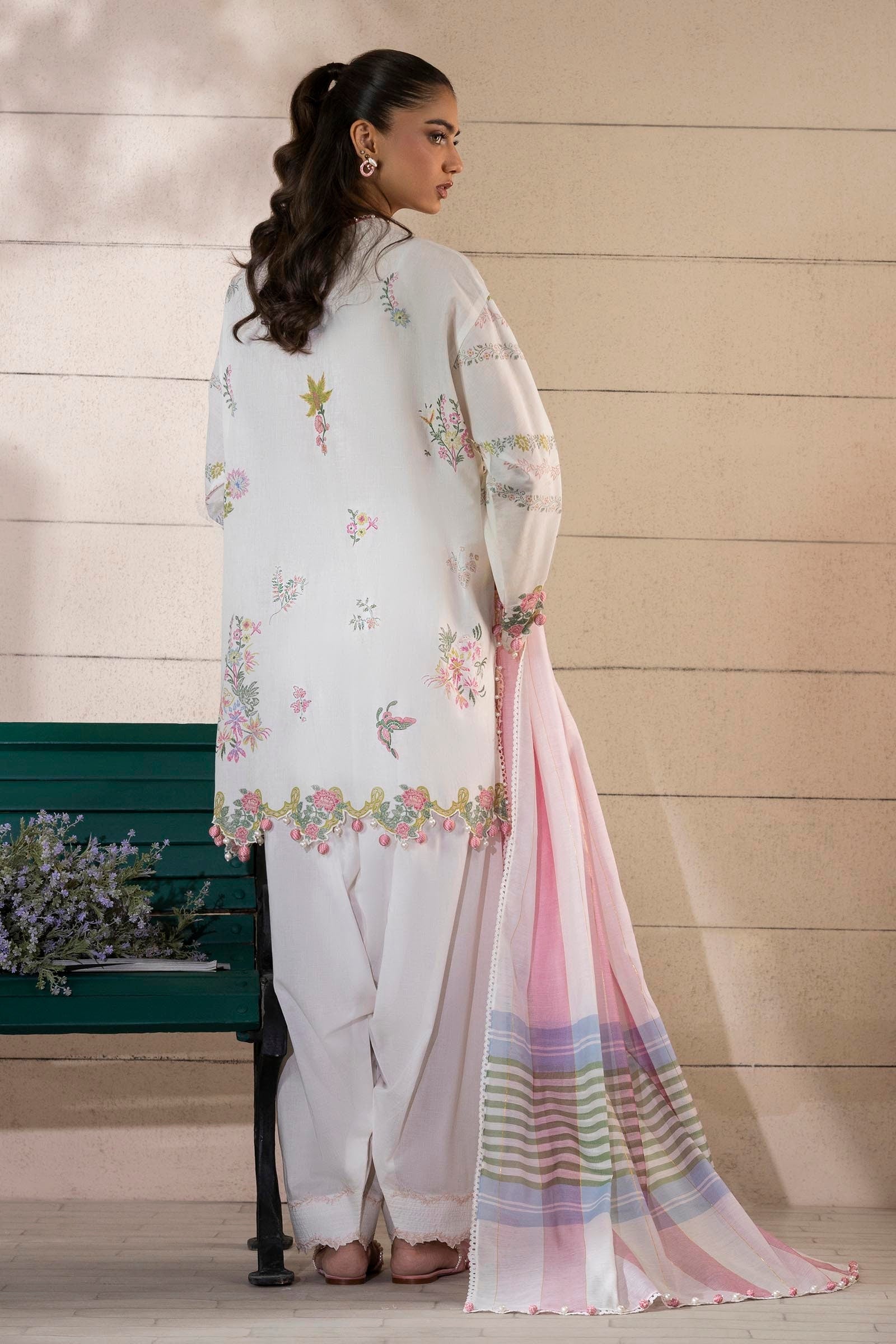 Sana Safinaz | Muzlin Spring 25 | M251-001A-3DG - Ladies Clothes -  Libasekhas