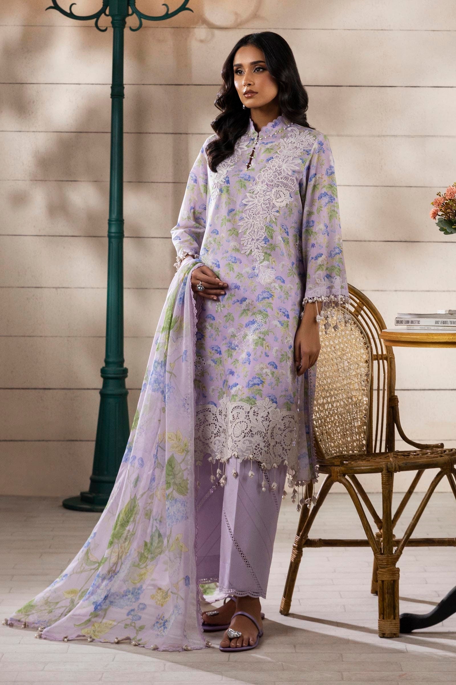 Sana Safinaz | Muzlin Spring 25 | M251-006A-3CI - Ladies Clothes -  Libasekhas