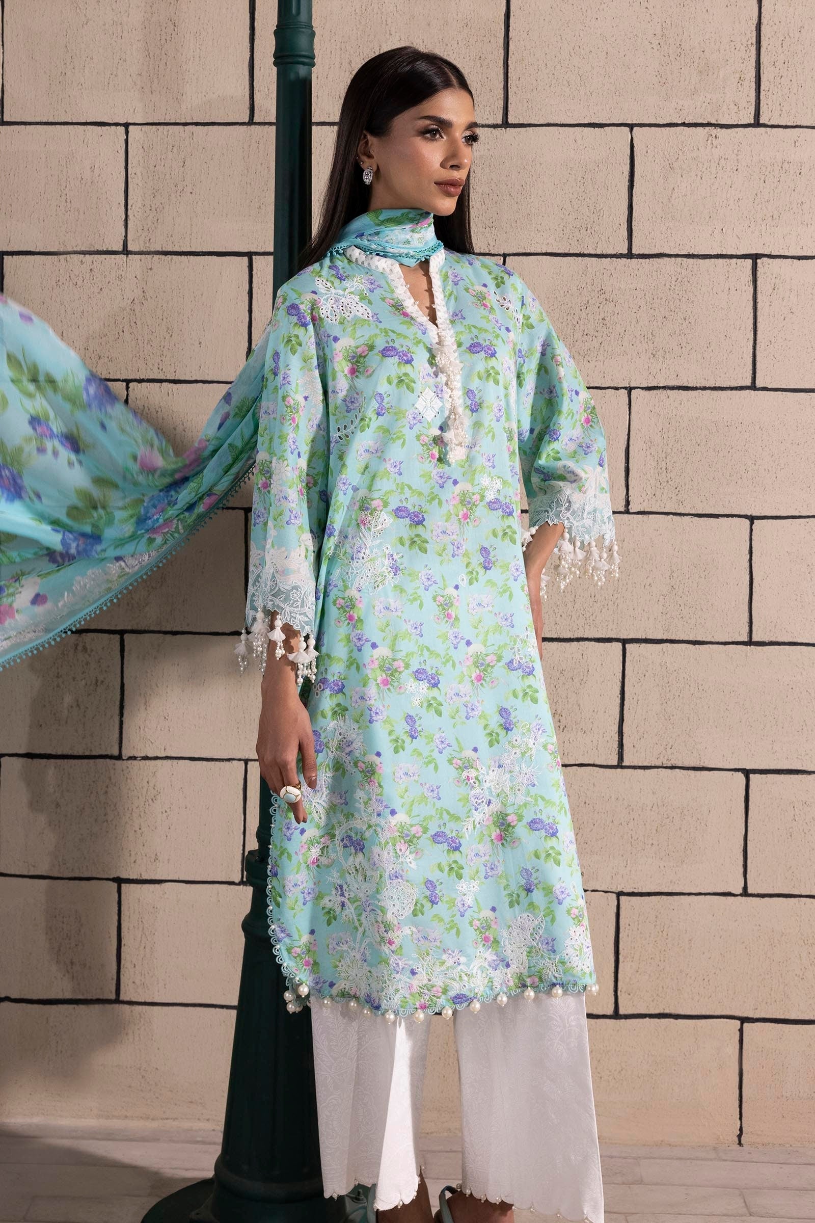 Sana Safinaz | Muzlin Spring 25 | M251-007B-3CI - Ladies Clothes -  Libasekhas