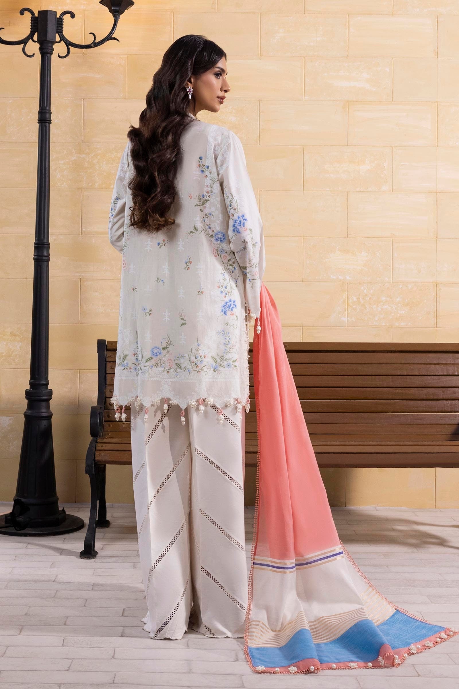 Sana Safinaz | Muzlin Spring 25 | M251-008B-3DG - Ladies Clothes -  Libasekhas