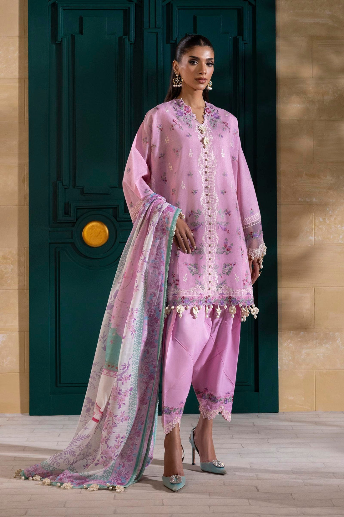 Sana Safinaz | Muzlin Spring 25 | M251-011A-3CV - Ladies Clothes -  Libasekhas