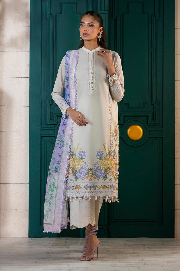 Sana Safinaz | Muzlin Spring 25 | M251-012A-3CV - by - Libasekhas UK - Registered Vendor of : Sana Safinaz - 100% Original Designer Dresss
