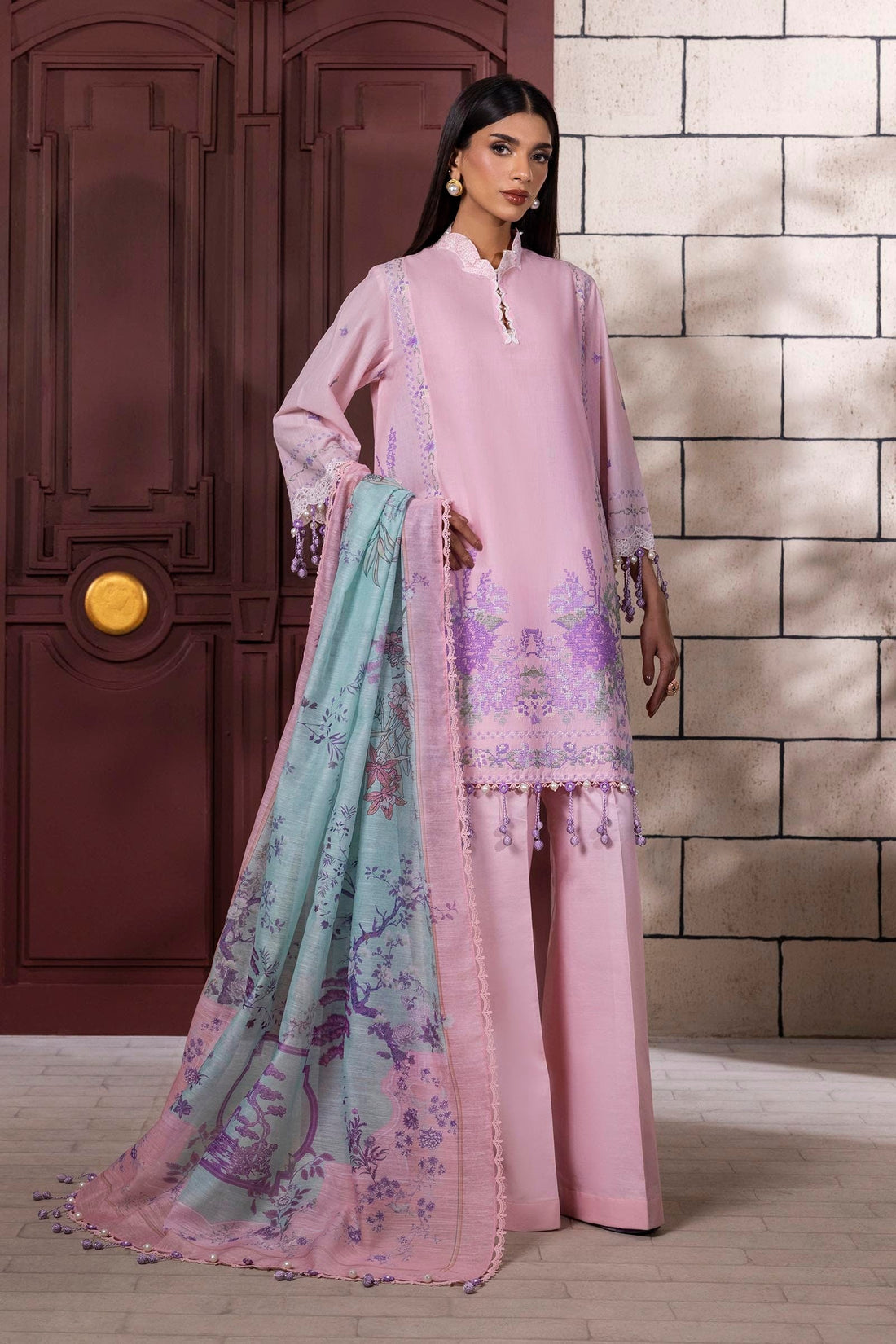 Sana Safinaz | Muzlin Spring 25 | M251-012B-3CV - Ladies Clothes -  Libasekhas